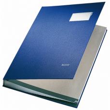 Leitz İmza Dosyası Plastik 20 Sayfa L-5700 Mavi
